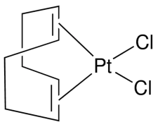 Chemical structure of Dichloro(1,5-cyclooctadiene)platinum(II)