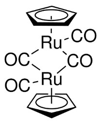 Chemical structure of Dicarbonylcyclopentadienylruthenium(II) dimer