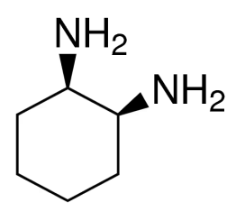 Chemical structure of Cis-1,2-Diaminocyclohexane