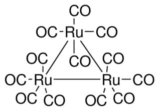 Chemical structure of Triruthenium dodecacarbonyl