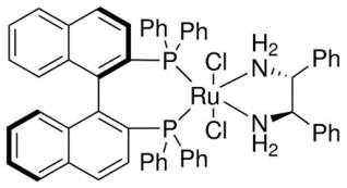 Chemical structure of RuCl2[(R)-BINAP][(R,R)-DPEN]
