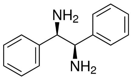 Chemical structure of (1R,2R)-(+)-1,2-Diphenylethylenediamine