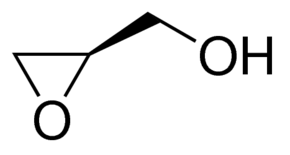 Chemical structure of (R)-(+)-Glycidol